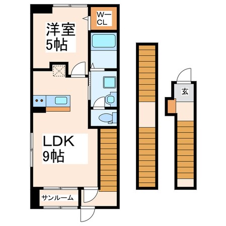 ラグタイムの物件間取画像